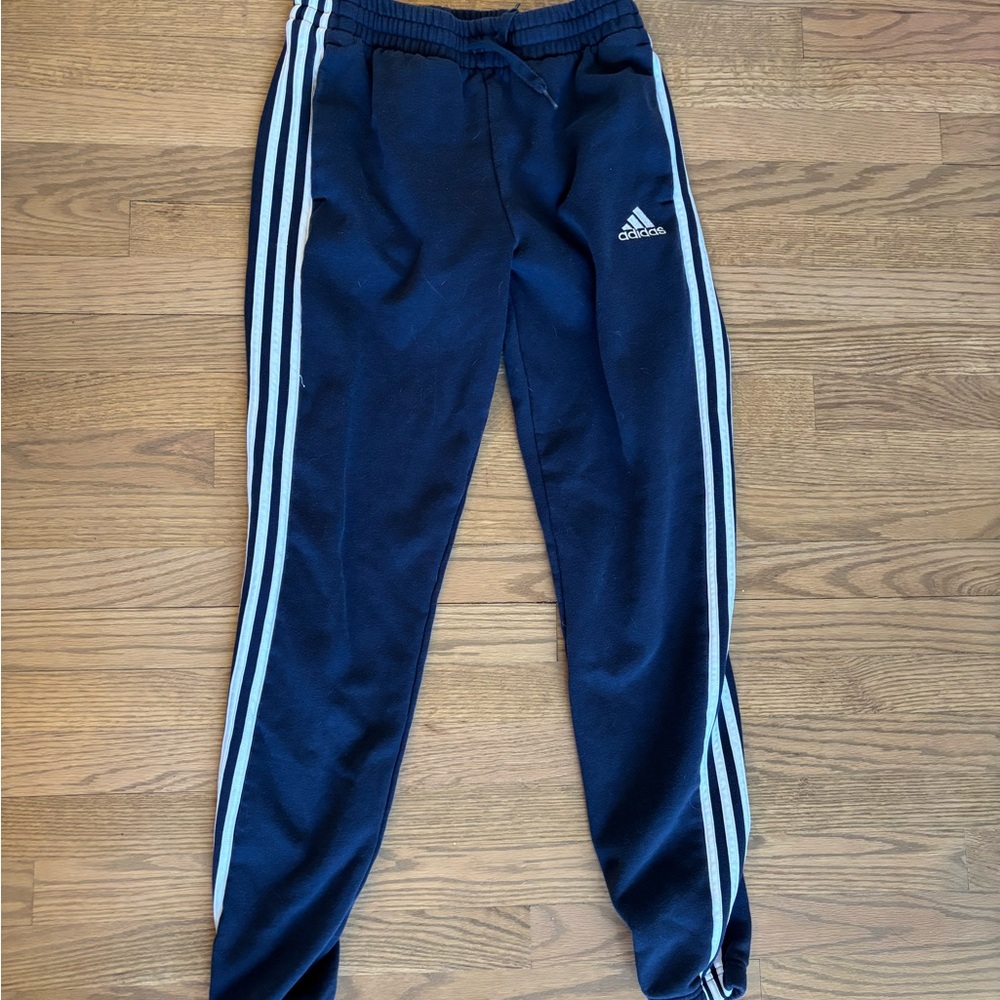 Men’s Adidas Navy Blue Sweatpants: Large Tall